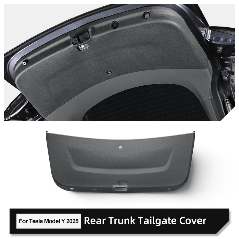 Smabee Trunk Tailgate Protection Pad for Tesla Model Y Juniper 2025 2026 (not fit RWD Version) Car Rear Trunk Door Anti-dirt Mat Vue China US version