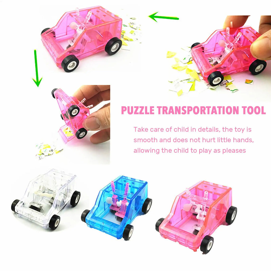 Cute Mini Cartoon Car Table Dust Cleaning Trolley Desktop Eraser Dust Ceaner Confetti Pencil Eraser Dust Sweeper Vue
