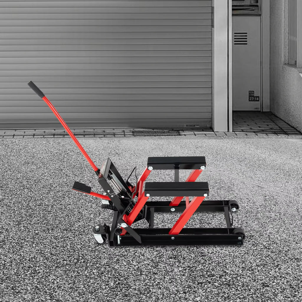 Motorcycle Tools Motorcycle Lift Platform, Locomotive Hydraulic Dedicated Lift Vue