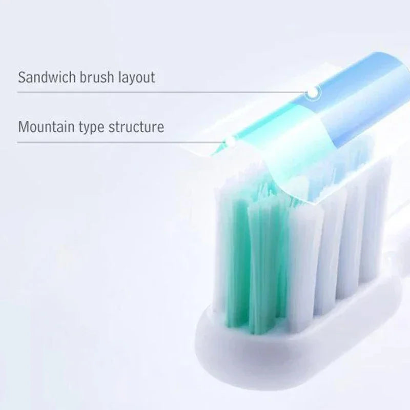 Original DR.BEI C1 Electric Toothbrush Replancement Brush Heads Sensitive Cleanning Sonic Tooth Brush Head Bristle Nozzles Vue