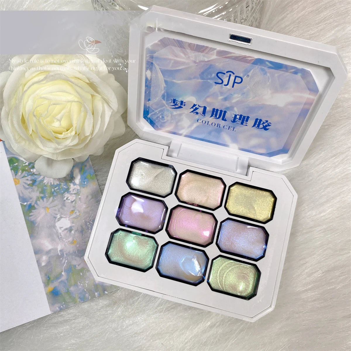 1pc sjp 9-color new popular color patting gel gradient color semi permanent UV&LED gel nail art creation salon DIY Vue 01
