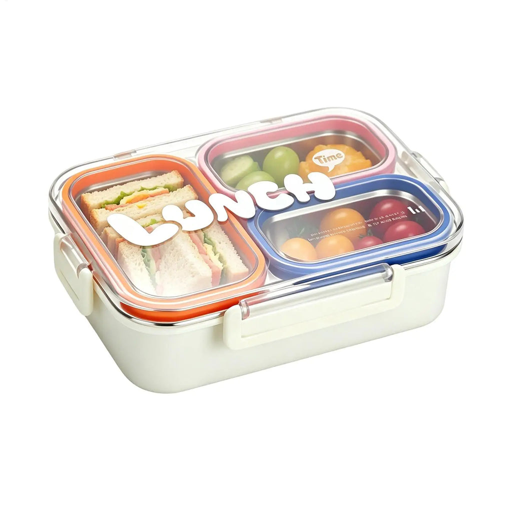 Stainless Steel Lunch Box, Leak-Proof Insulated Food Container, Portable Thermal Bowl for School Camping Commuting Picnic Vue