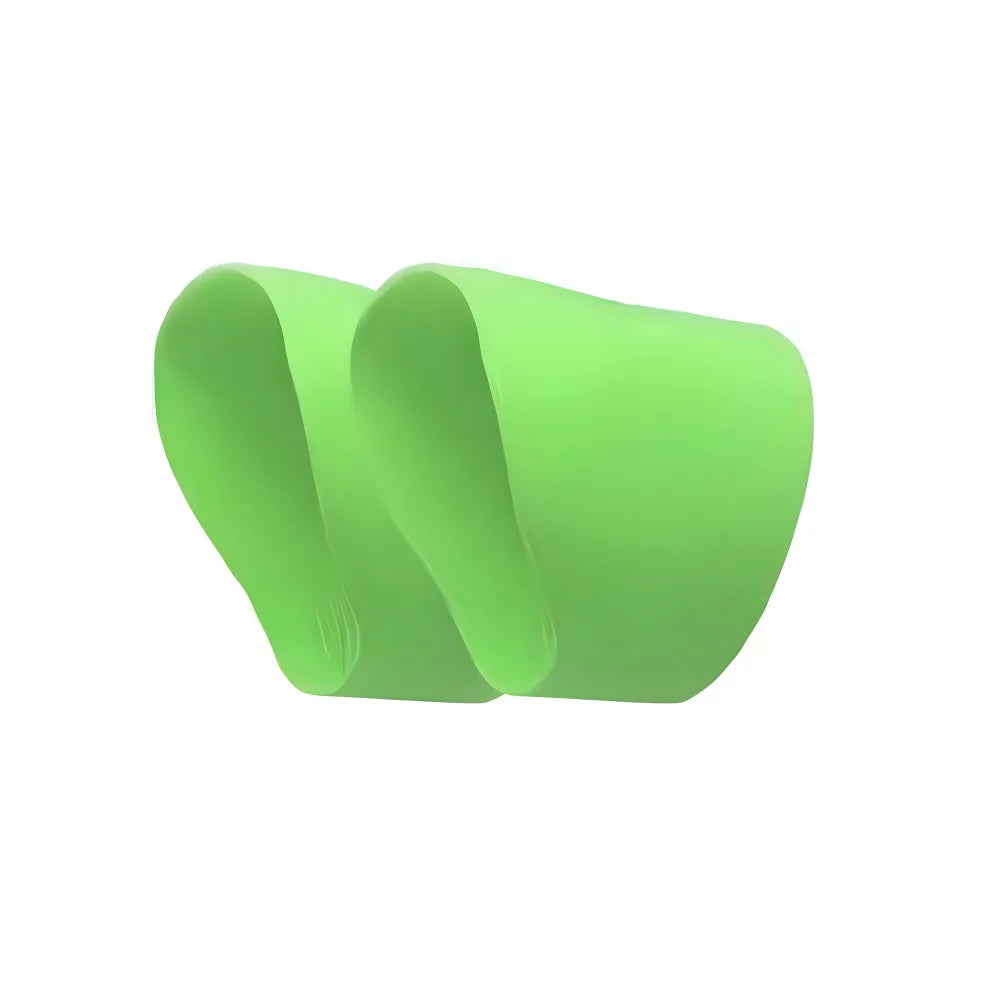 Silicone Soccer Lace Bands Football Training Fixed Cover Shoelaces Covers Grip Tape Elastic Football Cleat Cover Youth Adult Vue Green
