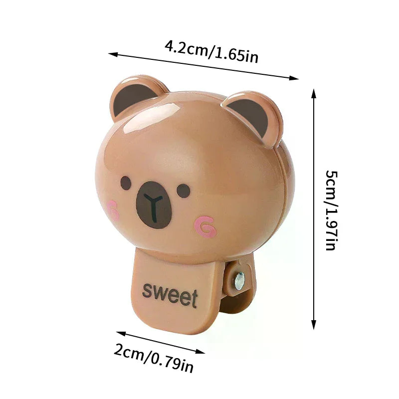 1/4pcs Animals Toothbrush Head Cover Clips Capibara Portable Electric Toothbrush Dustproof Head Protector Cap Household Travel Vue