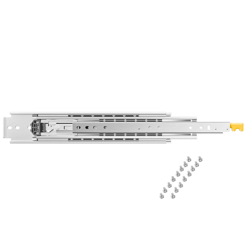 500 lb Full Extension Locking Drawer Slides 18" Ball Bearing Locking Drawer Slides Vue