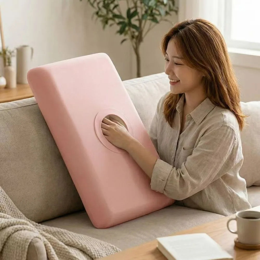 Solid Color Cooling Pillowcase High Elasticity Breathable Ice Silk Pillowcase Skin Friendly Stain-resistant Pillowslip Summer Vue Pink