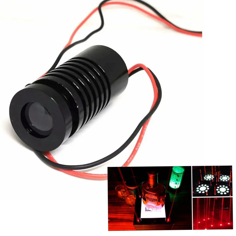 650nm 200mW Red Fat Beam Laser Module For Bar KTV Room Escape DJ Projector Vue