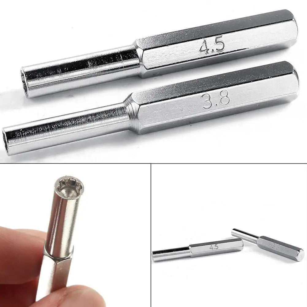Security Screwdriver Bit 3.8mm & 4.5mm Screwdriver Security Game Bits For NES SNES N64 Game Boy & Game Cube Sleev J1D5 Vue