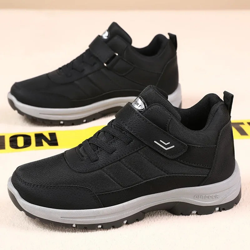 Men's Velcro Walking Shoes – Breathable Casual Comfort Sneakers Casual Walking Shoes Vue
