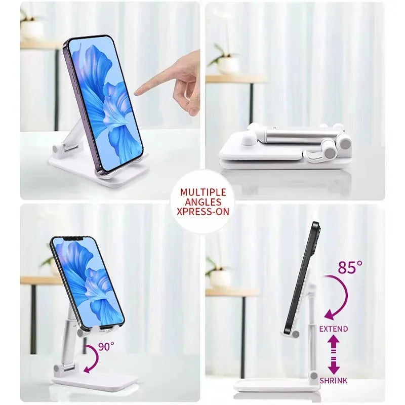 Desktop Phone Holder Stand Flexible Adjustable Lazy Tablet Mount Gooseneck Bracket for iPhone 17 16 15 14 Samsung Xiaomi Vue