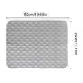 Self Cooling Pad for Dog 45x35cm Sweat Absorbent Soft Sleeping Mat for Small Medium Large Dogs Kitten Crate Carrier Travel Pads Vue A