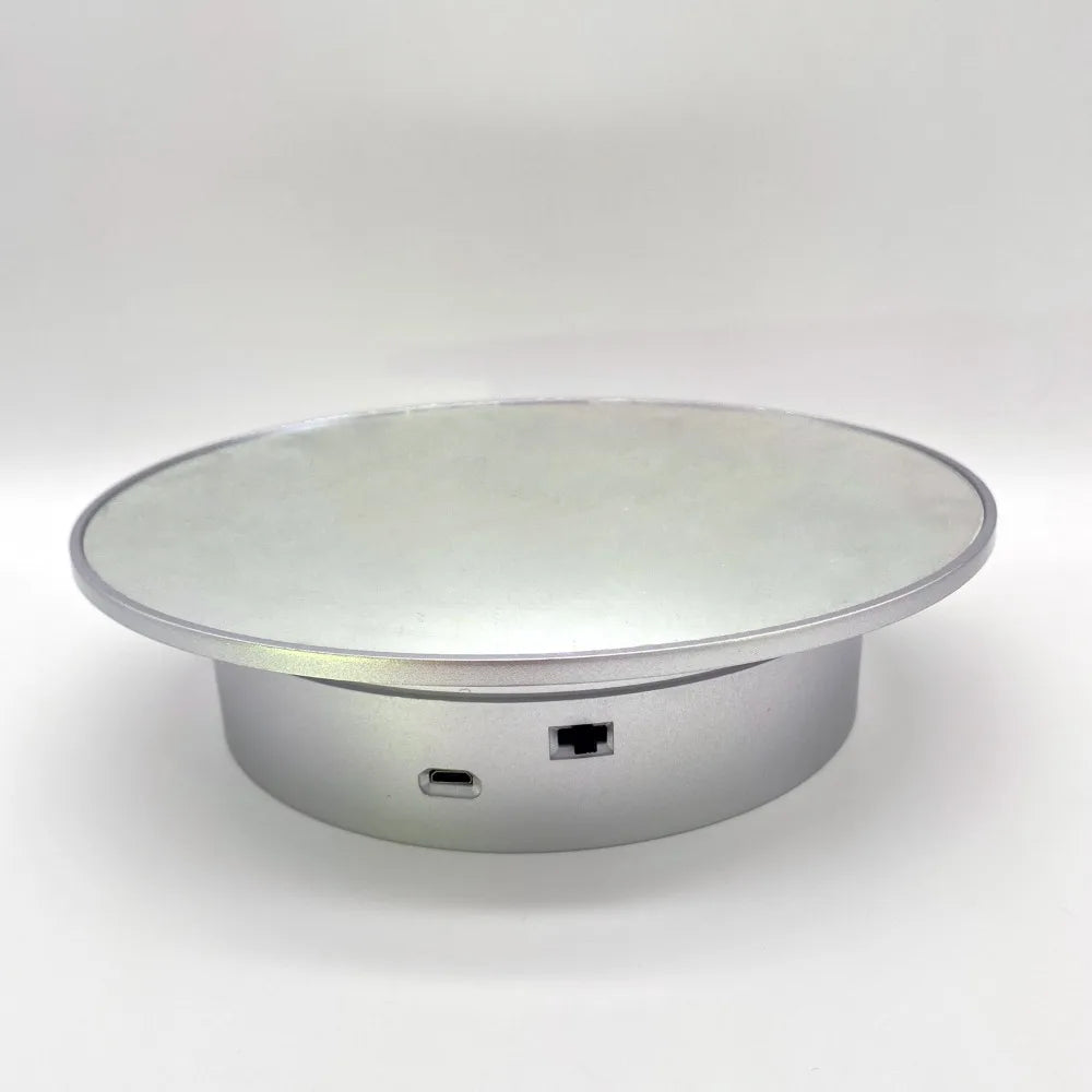 360-Degree Rotation Rotating Display Stand Mirror Base USB Powered Electric Display Cabinet Stable Load-Bearing Vue style7