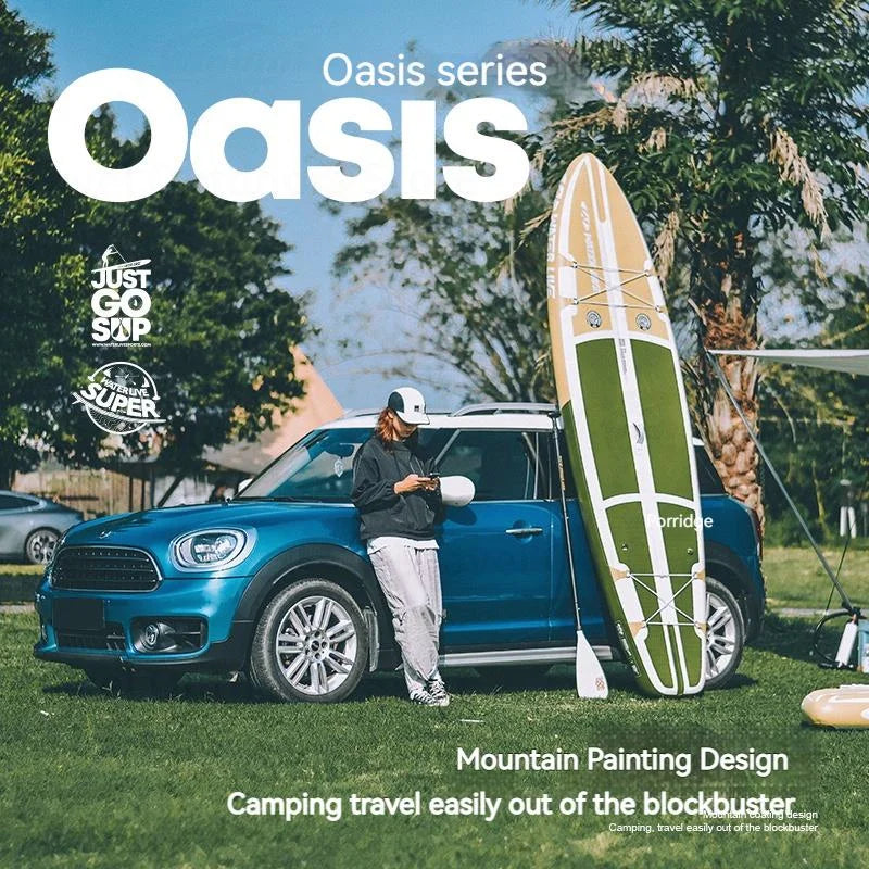 WATERLIVE Oasis Inflatable SUP Paddleboard | Double Airbag Inflatable SUP Board Vue