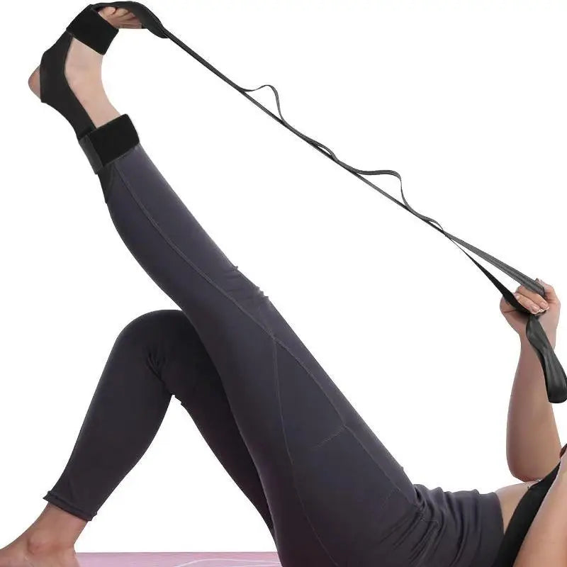 Yoga Leg And Foot Stretching Band - Durable Oxford Fabric Ideal For Pilates & Yoga Universal Use Stretching Aid Flexible Fabric Vue