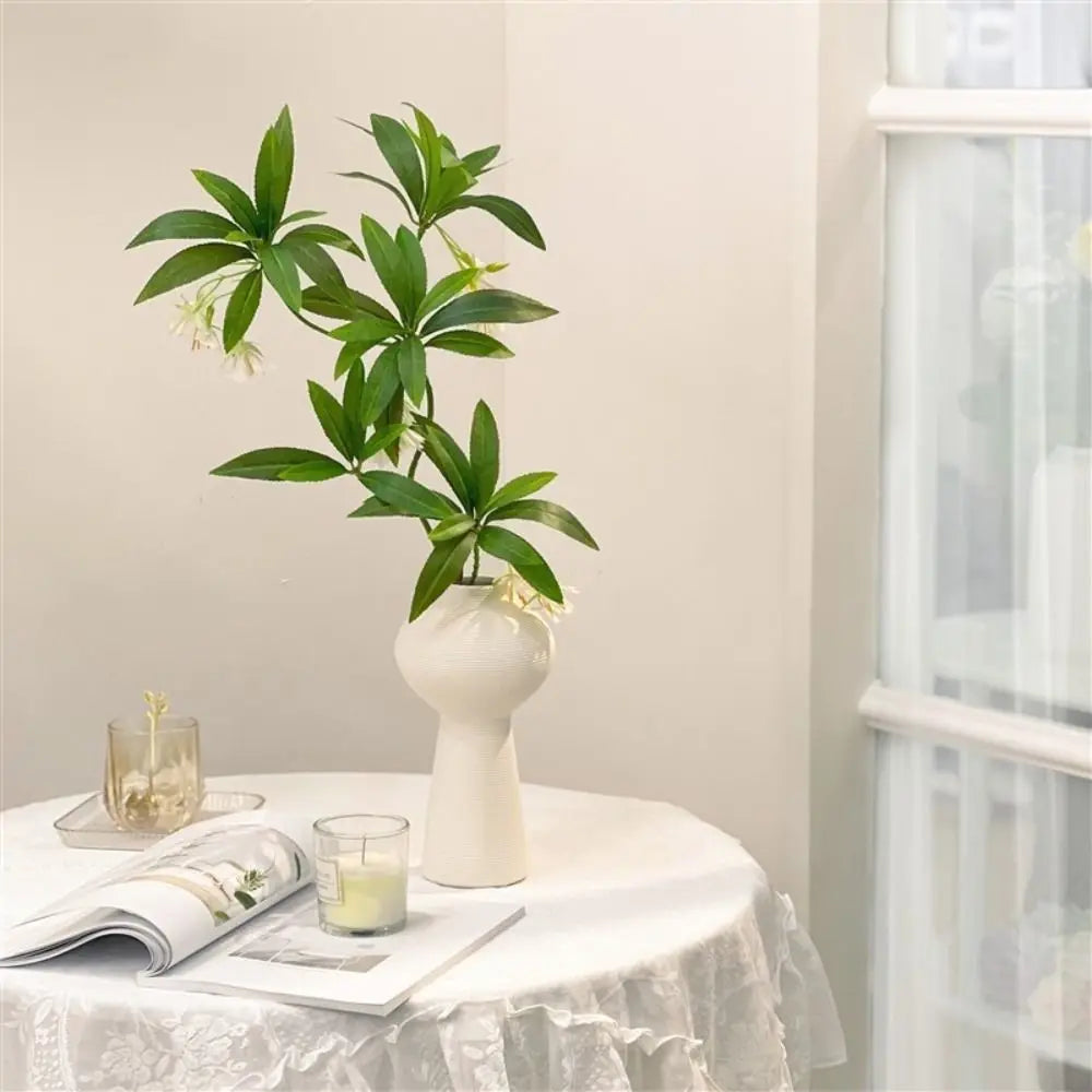 Chinese Style Artificial Tenuifolia Ficus Tree Branch Green Elegant Simulation Ficus Plant Plastic Realistic Fake Plants Vue