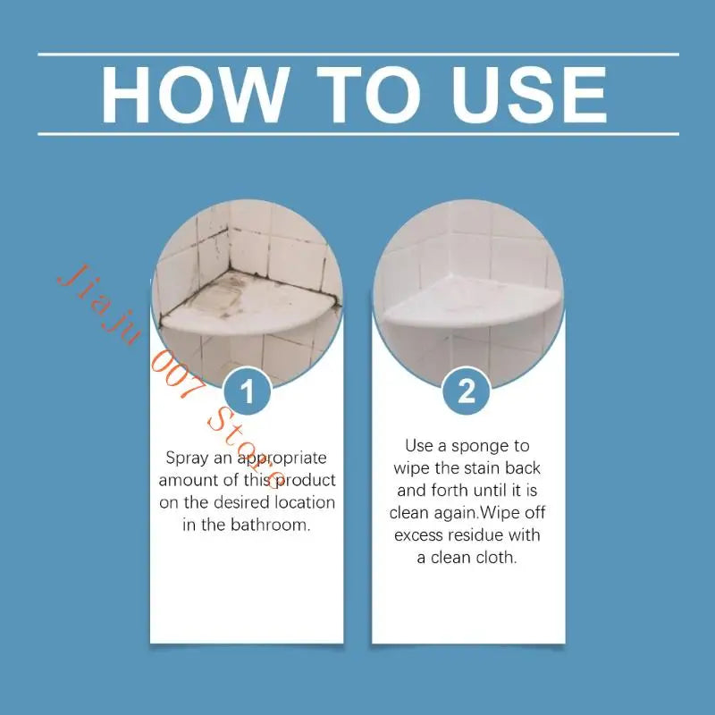 Bathroom Descaler Foam Cleaner – No-Rinse All-Purpose Spray Bathroom Foam Cleaner Vue