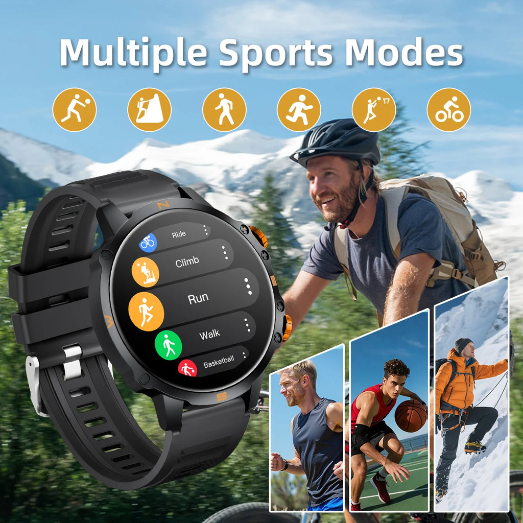 2026 NEW Smartwatch for Android/IOS Bluetooth Call Answer Music Player Multi-sports Modes Custom Dial Sport Watch Men Women Vue