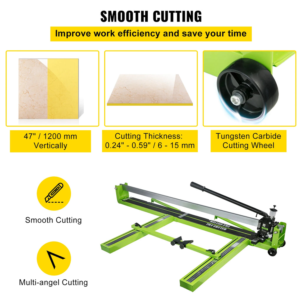 SucceBuy Manual Tile Cutter Infrared Laser Positioning Floor Push Knife Professional Hand Tool for Cutting Porcelain Ceramic Vue