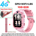 Smart Watch Kids 4G GPS WiFi Tracking Location Video Call SOS APP Download Monitor Phone Watch Children Smartwatch Boy Girl Gift Vue add Nylon Strap