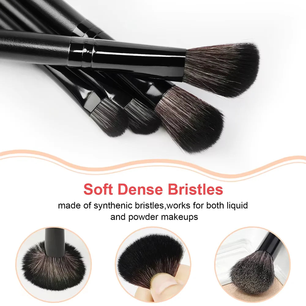 8/10/13pcs Makeup Brush Set Professional Soft Fluffy Synthetic Hair Makeup Brushes kit Foundation Blush Eyeshadow Cosmetic Tools Vue