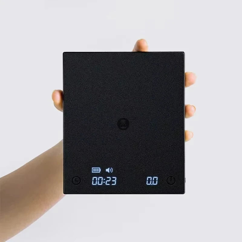 TIMEMORE Black Mirror Basic2 Plus Up Digital Coffee Food Kitchen Scale With Time USB Light Weight Mini Digital Scale Vue