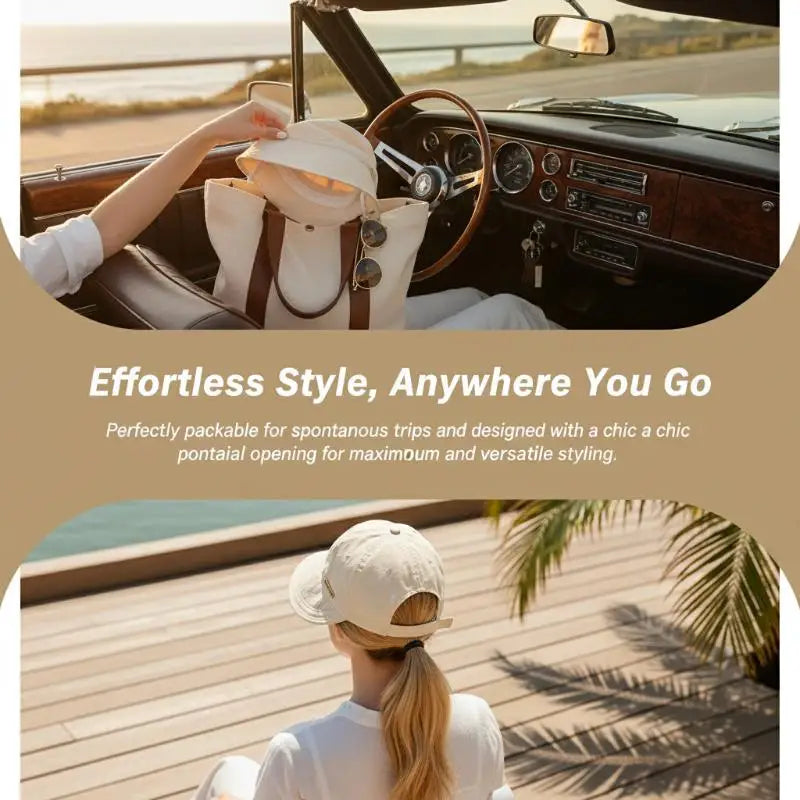 Women's Wide-Brimmed Sun Hat Quick-Drying Waterproof Can Be Worn Over A Face Mask Or Under A Helmet Vue