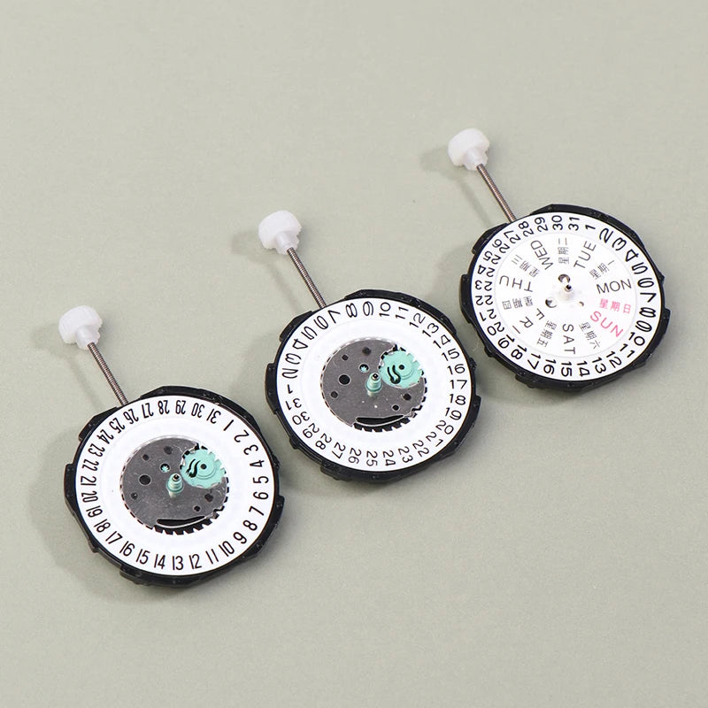 China Sunon SL28 SL28-6 Quartz Movement Three Hands Calendar Date Replacement Cheap Alternative To 2115-20z Movement Vue