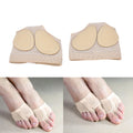 1pair Belly Ballet Dance Paws Cover Foot Forefoot Toe Undies Thong Half Lyrical Shoe& Vue S