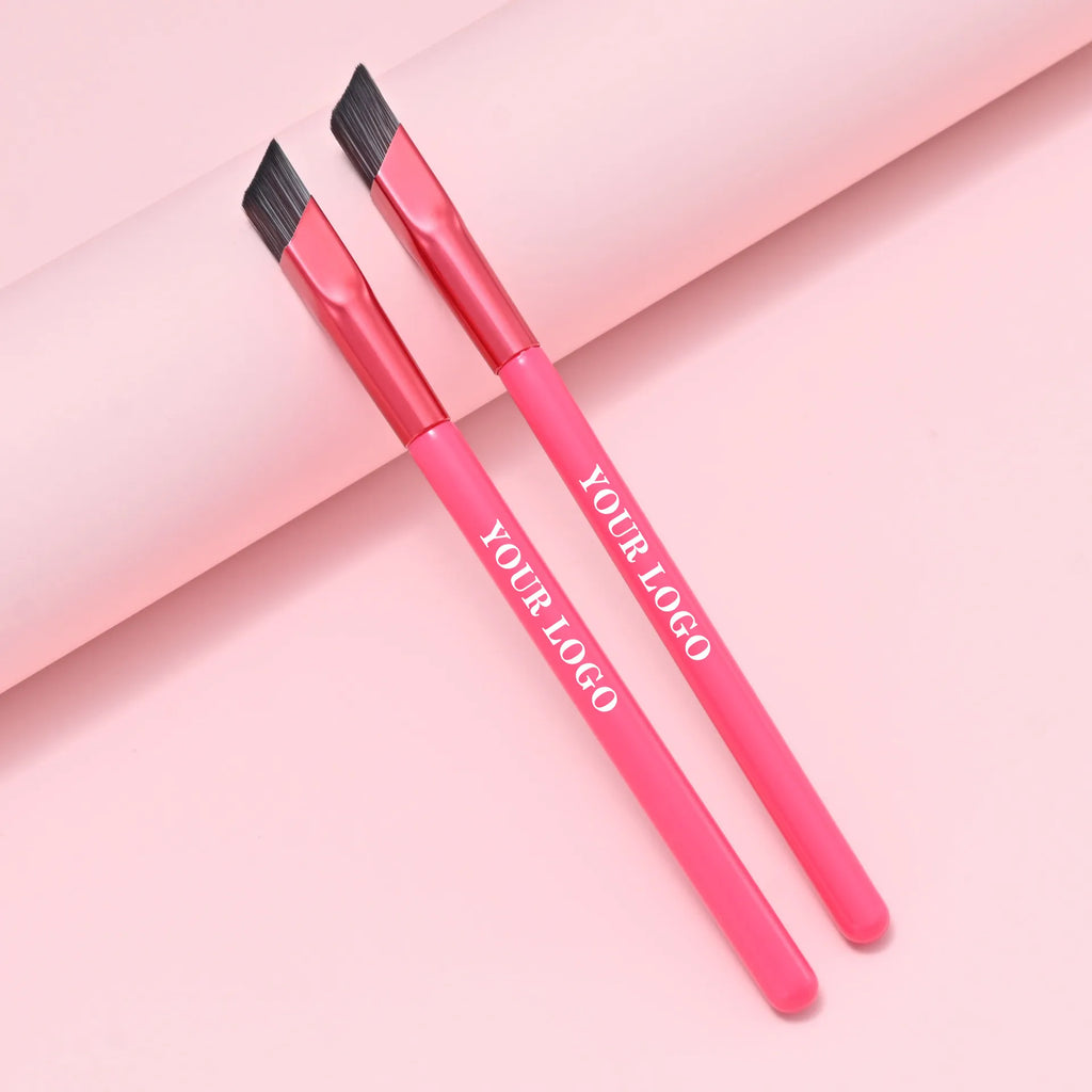 Lash Eye Brow Brush Private Label Professional Wild Eyebrow Makeup Brushes Angled Flat Hairline Artifact Tool Wholesale 10pcs Vue