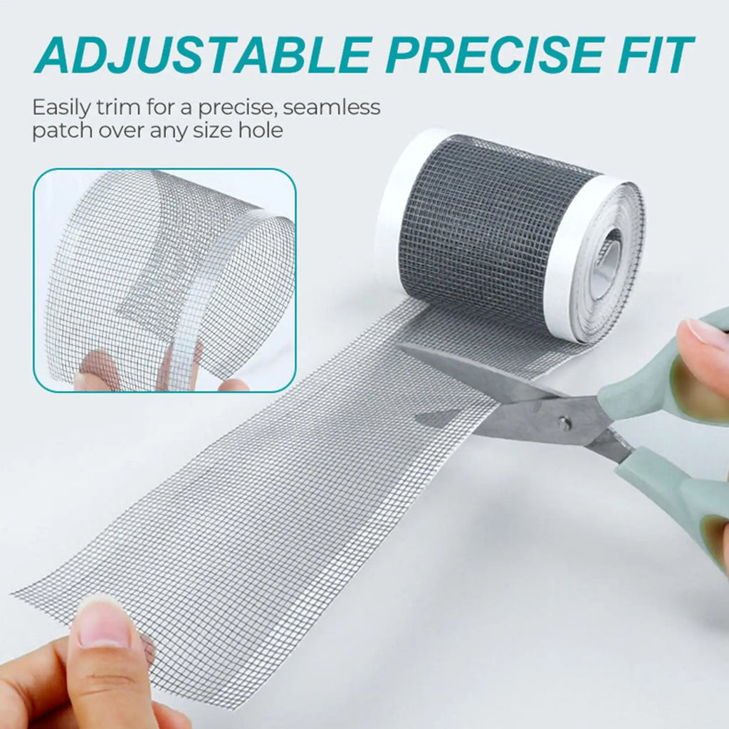 5m/10m Mesh Screen Repair Patch Adhesive Tape for Door Window Bug Net Tear Repair for Home Farmhouse Apartment Patio Dorm Vue