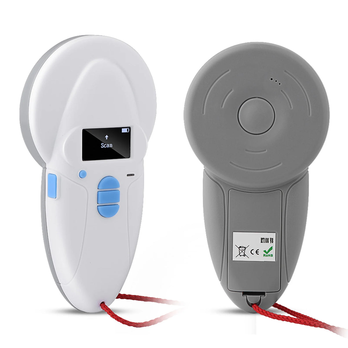 Handheld Rechargeable Animal Chip ID Reader Microchip RFID Scanner Microchip Reader Vue