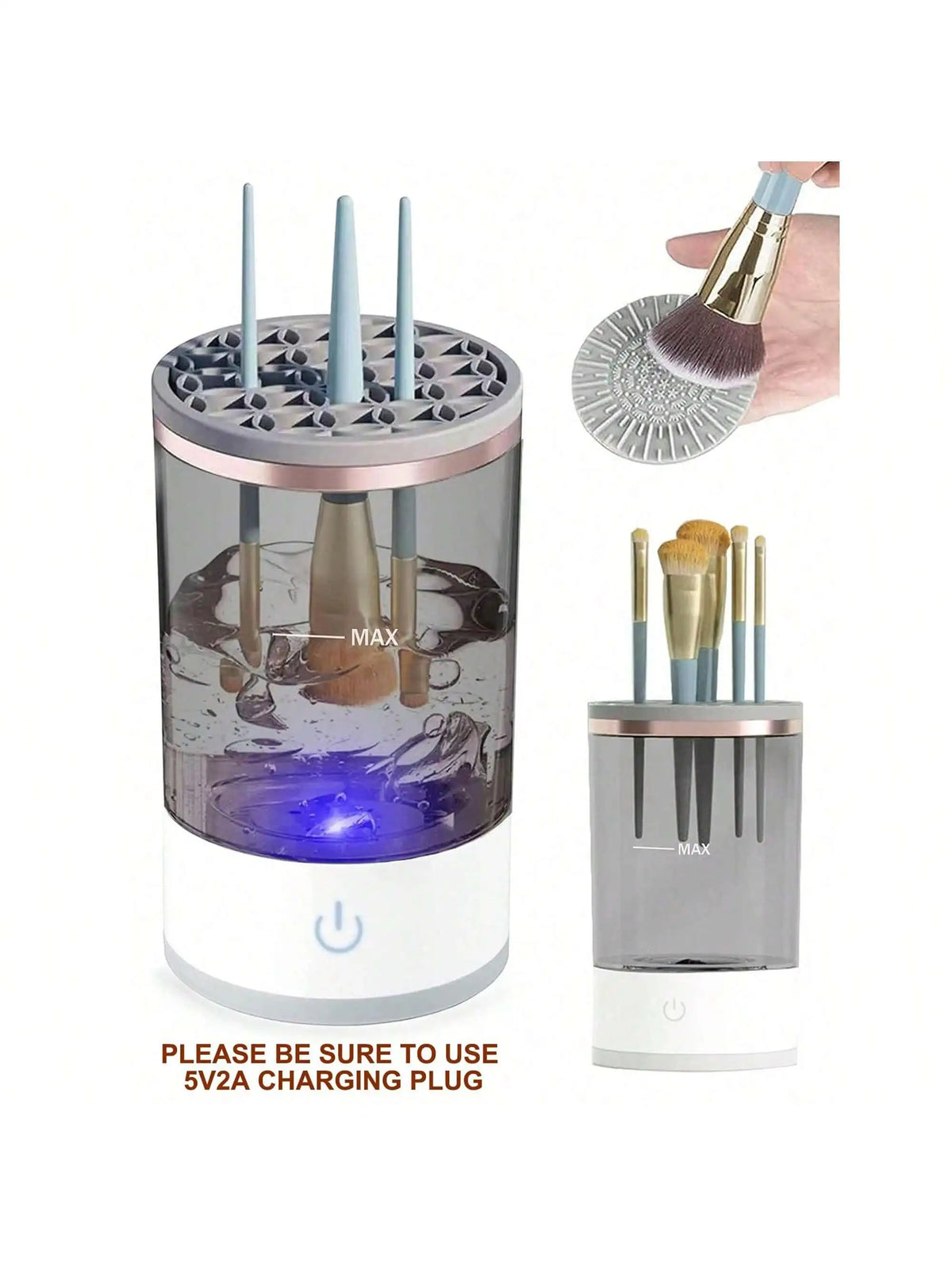 Electric Makeup Brush Cleaner Machine Vue