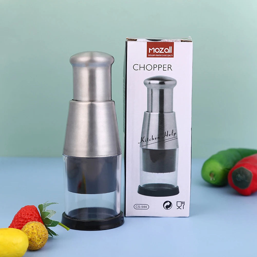 Manual Hand Chopper – Garlic, Ginger & Vegetable Mincer Garlic & Vegetable Chopper Vue