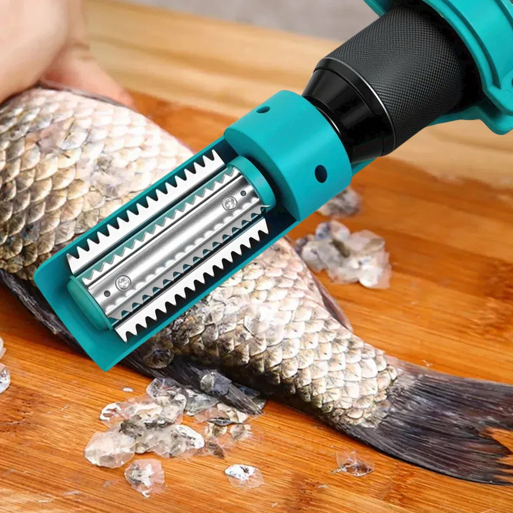 Electric Fish Scaler Remover – Drill-Powered Descaler Tool Fish Descaler Tool Vue
