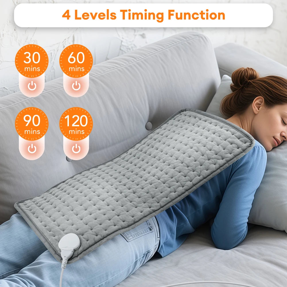Electric Heating Pad 9 Heat Levels 4 Timer – Soft Warming Mat Electric Heating Pad Vue