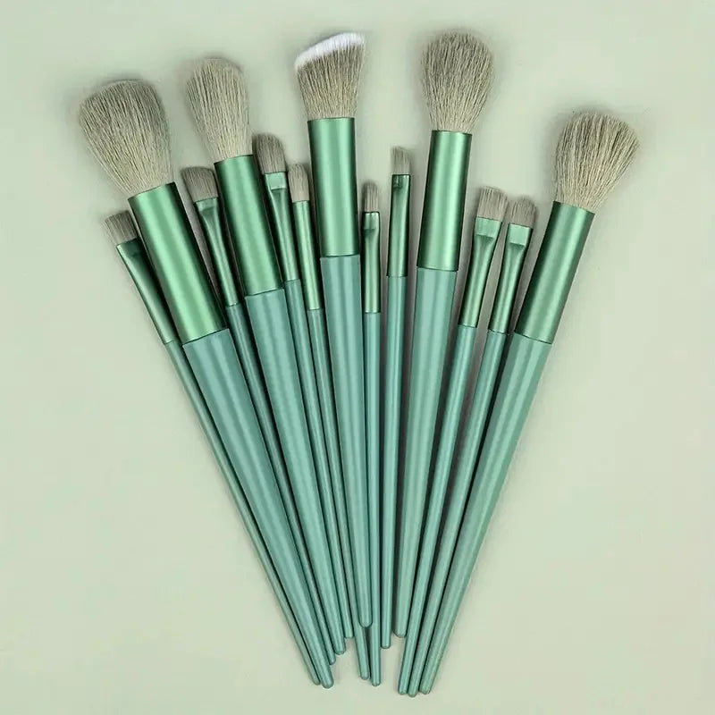 13Pcs Makeup Brush Set Make Up Concealer Blush Powder Brushes Eye Shadow Highlighter Foundation Brush Cosmetic Beauty Tool Vue 13GE