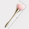Nail Art Brush Art Dust Brush for Manicure Beauty Brush Blush Powder Brushes Fashion Gel Nail Accessories Nail Pretty Tools Vue Gold