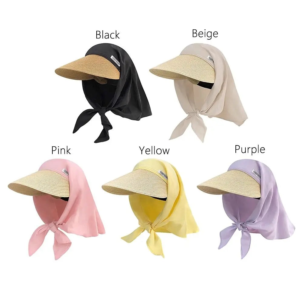 Retro Headscarf Hat Quick Drying Sweet Loli Peaked Cap Foldable