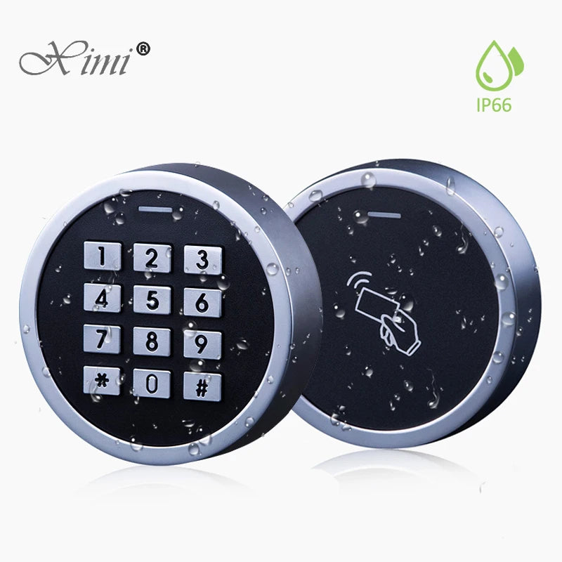 Outdoor Use Metal Waterproof Embedded Biometric Fingerprint Access Controller Standalone RFID Card Door Access Control System Vue