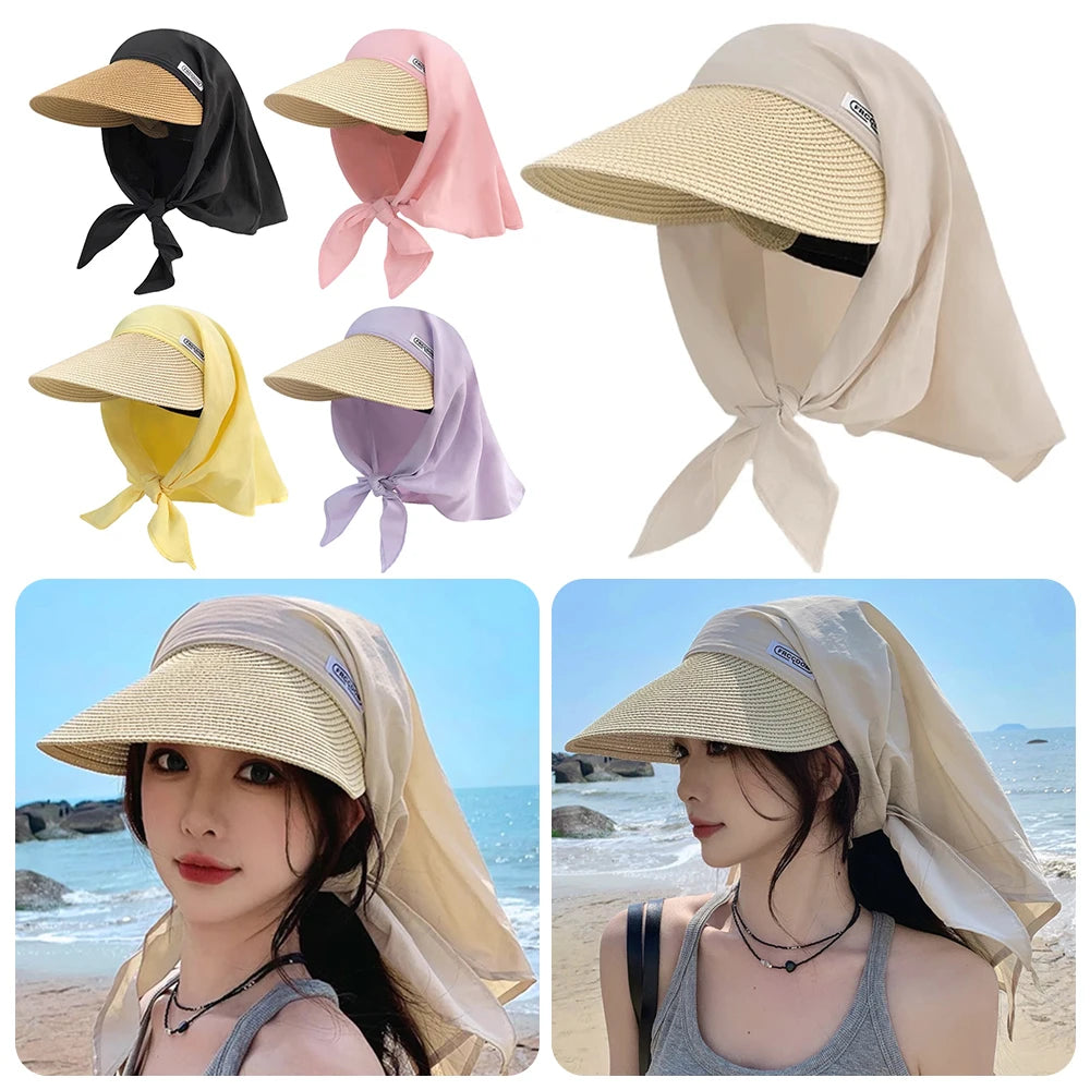 Retro Headscarf Hat Quick Drying Sweet Loli Peaked Cap Foldable