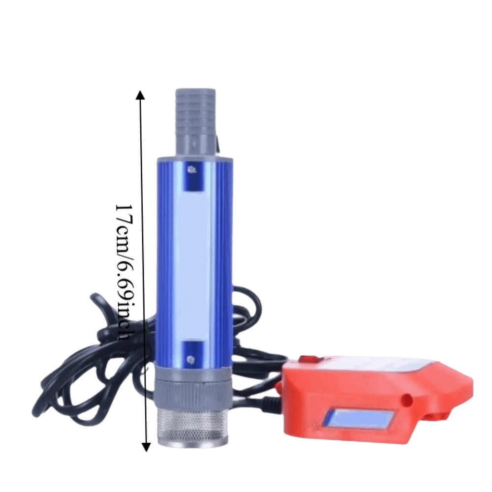 Industrial Lithium Battery Transfer Pump High Flow Rate Self-Priming Cordless Transfer Pump High Capacity 21V Lithium Battery Vue