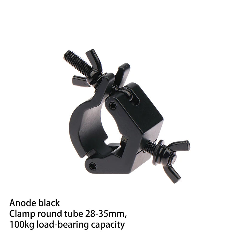 1 Psc Aluminium Truss Clamps 28-32mm Tube O Hook Stage Lighting Mount Bracket Fast Lock Lighting Clamp Vue A2