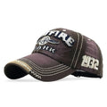 Hip Hop Letter Embroidery Baseball Caps Adjustable Vintage Distressed
