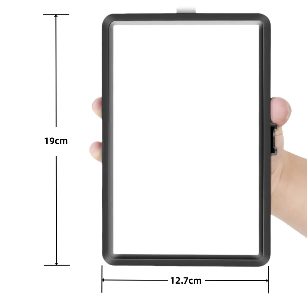Photo Studio 8-inch Led Fill Light Video Fill Lamp Panel Photography Lighting for Live Streaming With 4 Colors RGB Filter Vue