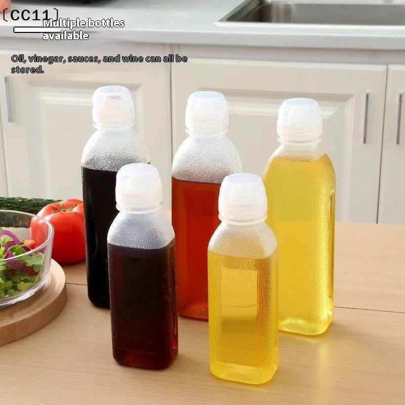 Oil Dispenser Full 300 Bottle Kitchen Plastic Condiment Squeeze