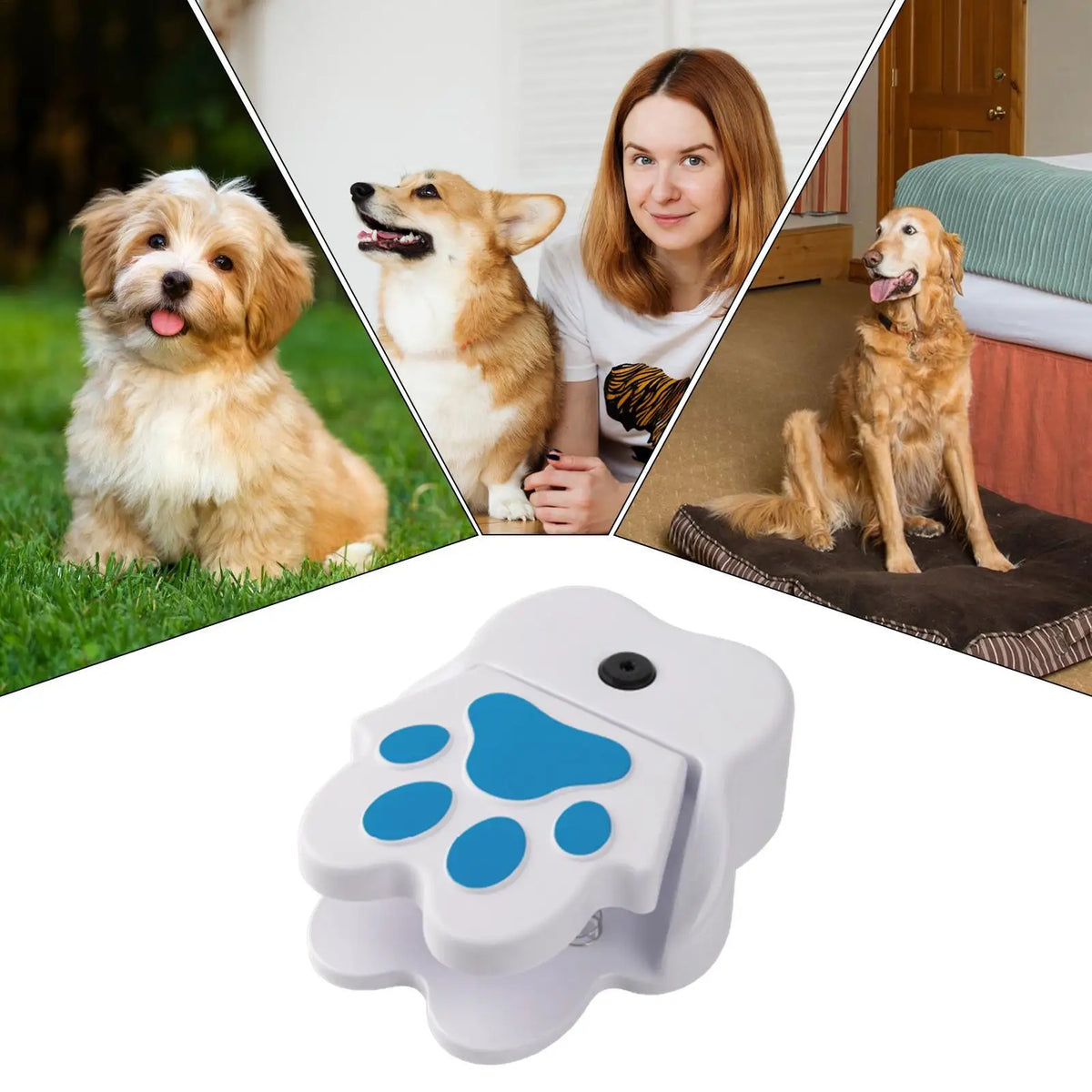 Step On Dog Drinking Fountain, Safe Interactive Puppy Water Spray Toy, Outdoor Pet Water Supply for Garden Yard & Patio Vue