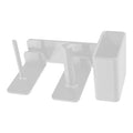 3-in-1 Coffee Machine Cup Holder with Straw Slot Side-Mounted Cup Storage Holder Space Saving Large Capacity Vue White