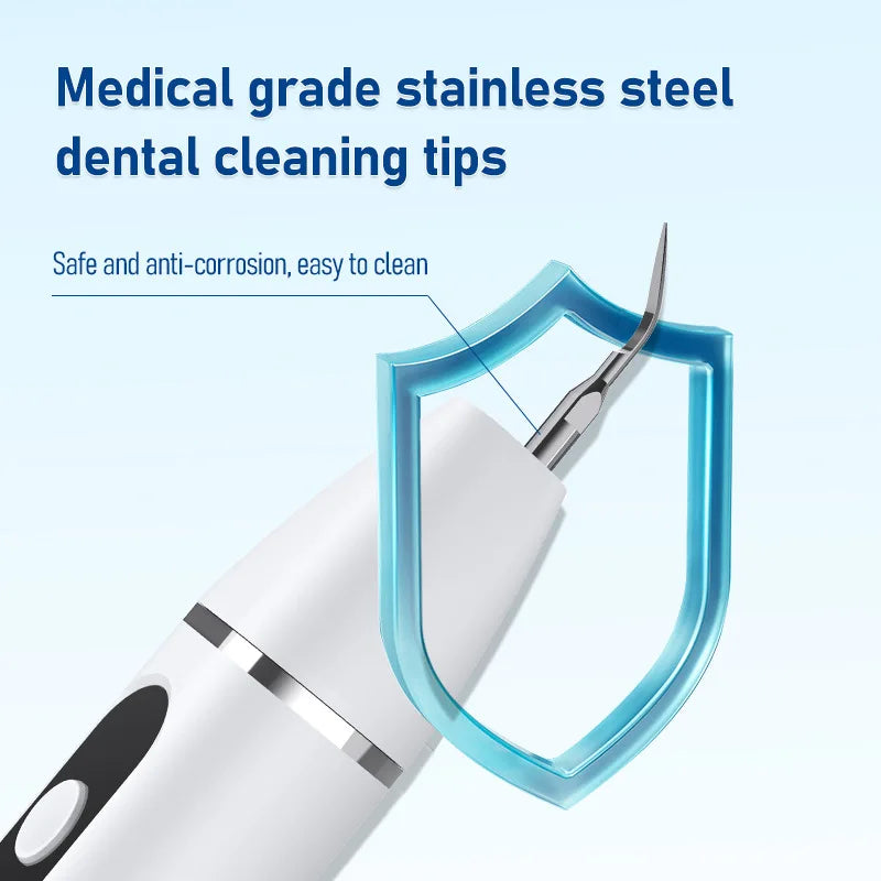 Smart Ultrasonic Dental Scaler With Camera Visual Electric Sonic Teeth Plaque Cleaner For Teeth Tartar Stain Calculus Remover Vue