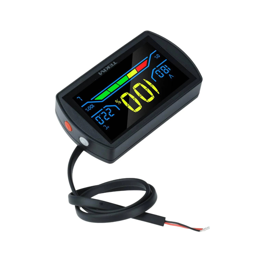 2-Wire DC7-100V Battery Voltage Indicator Universal Lead Acid Li-ion LiFePO4 Battery Capacity Meter with Percentage Display Vue Default Title