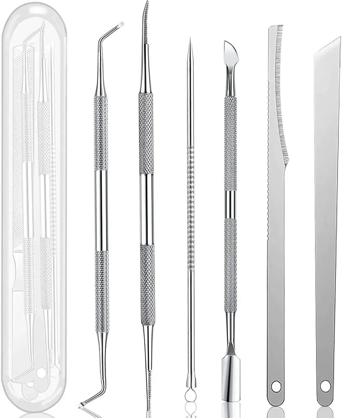 3/6Pcs foot care tool hard and hard skin remover, pedicure care tool, pedicure file, Cuticle pushers,new beauty health tools Vue M144 1 Set